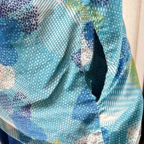 Flex Scrub Top Breast Cancer Awareness Stretchy W/Side Seam Pockets Size Large - Picture 5 of 9